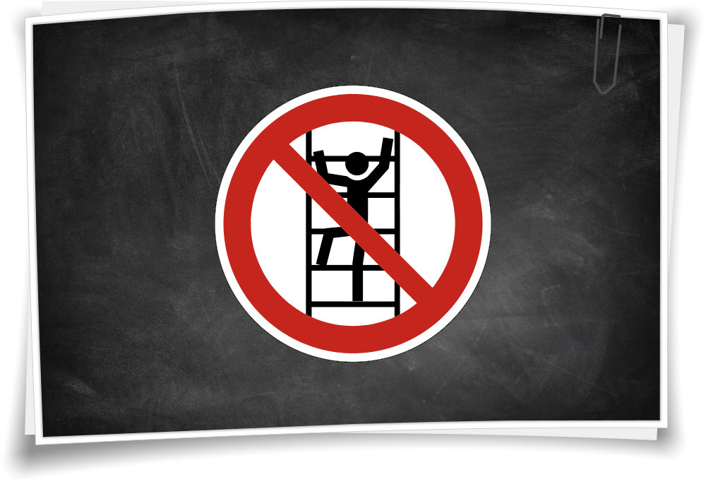 Verbotszeichen P009 Aufsteigen verboten Verbot  Aufkleber Piktogramm