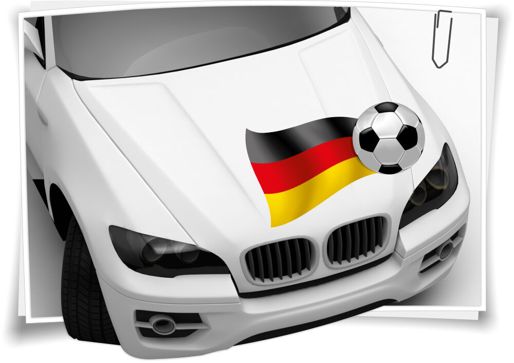 Autoaufkleber die Deutsche Fahne
