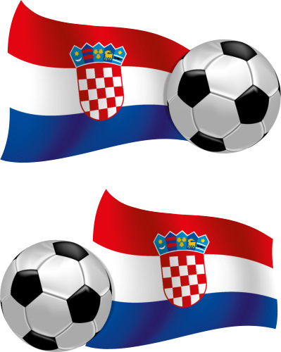 Kroatien Autoaufkleber Flagge Fahne Fußball Aufkleber Sport EM WM
