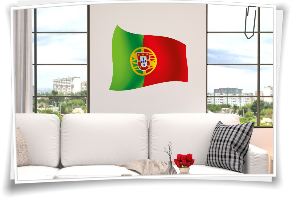 Portugal Flagge Fahne Fußball Sport EM WM – Medianlux-Shop